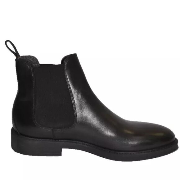 New! To Boot New York Wilford Chelsea Boot Black Size 10 US Leather DD406